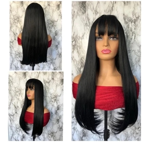 Other - Gorgeous Wig Synthetic High Quality, Human hair appearance, Black Long Thick Hai